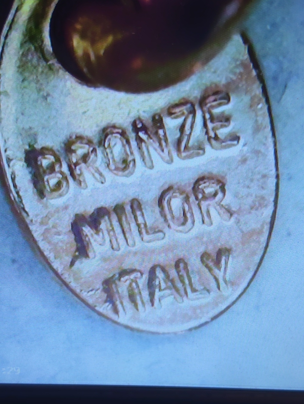 Bronze Milor Italy Bracelet 7.25 Inches - Picture 5 of 7